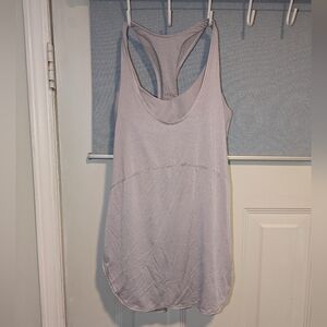 Lululemon Cool Racerback Tank Top with Built-In Bra Lavender — Size 4